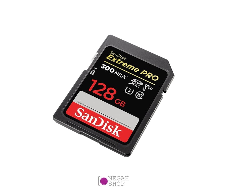 کارت حافظه SDXC سندیسک (SanDisk Extreme Pro UHS-II) ظرفیت 128GB سرعت 300MB/s 2000X — تصویر ۳