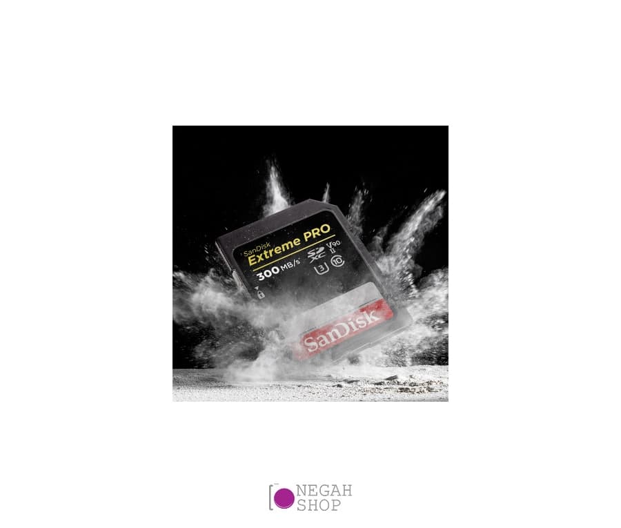 کارت حافظه SDXC سندیسک (SanDisk Extreme Pro UHS-II) ظرفیت 128GB سرعت 300MB/s 2000X — تصویر ۵
