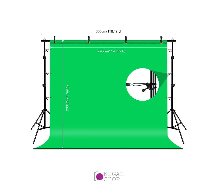کیت پایه فون و بکگراند عکاسی پلوز Puluz PKT5205 — تصویر ۲