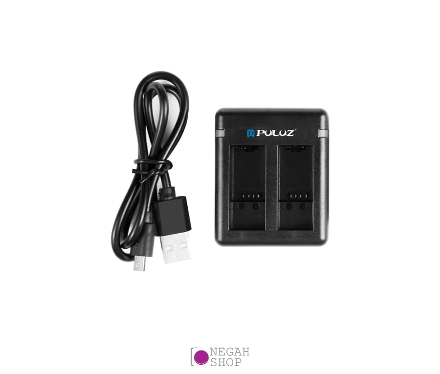 شارژر باتری Puluz مدل USB Dual مناسب برای دوربین گوپرو Hero 12/11/10/9 — تصویر ۴