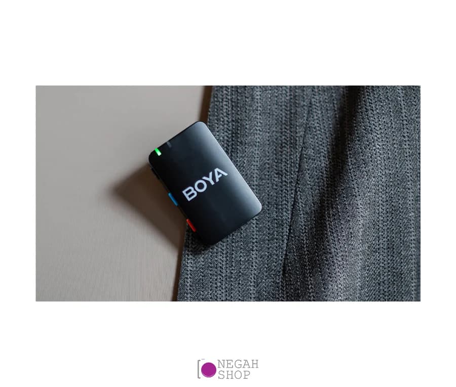 میکروفون بی سیم Boya Boyamic With Onboard Recording — تصویر ۷