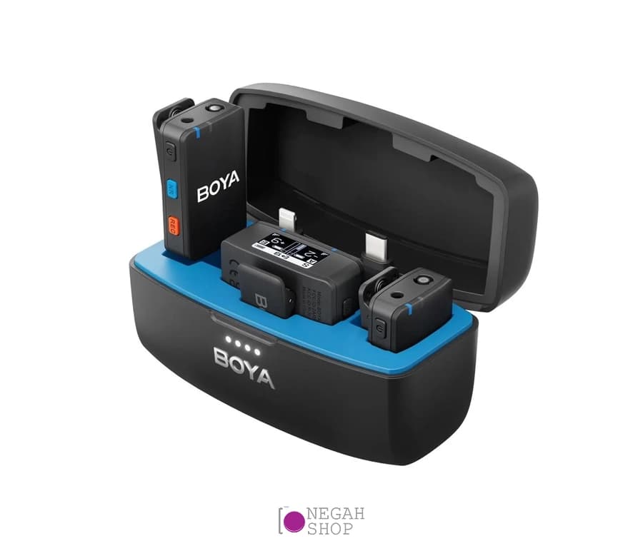 میکروفون بی سیم Boya Boyamic With Onboard Recording — تصویر ۲