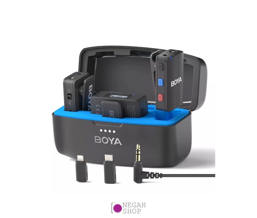 میکروفون بی سیم Boya Boyamic With Onboard Recording — تصویر ۳