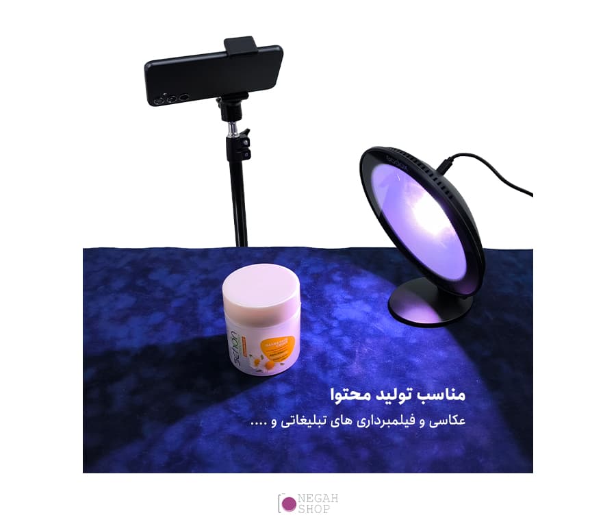 سه پایه گوشی Zomei M4 مناسب تولید محتوا با موبایل — تصویر ۳