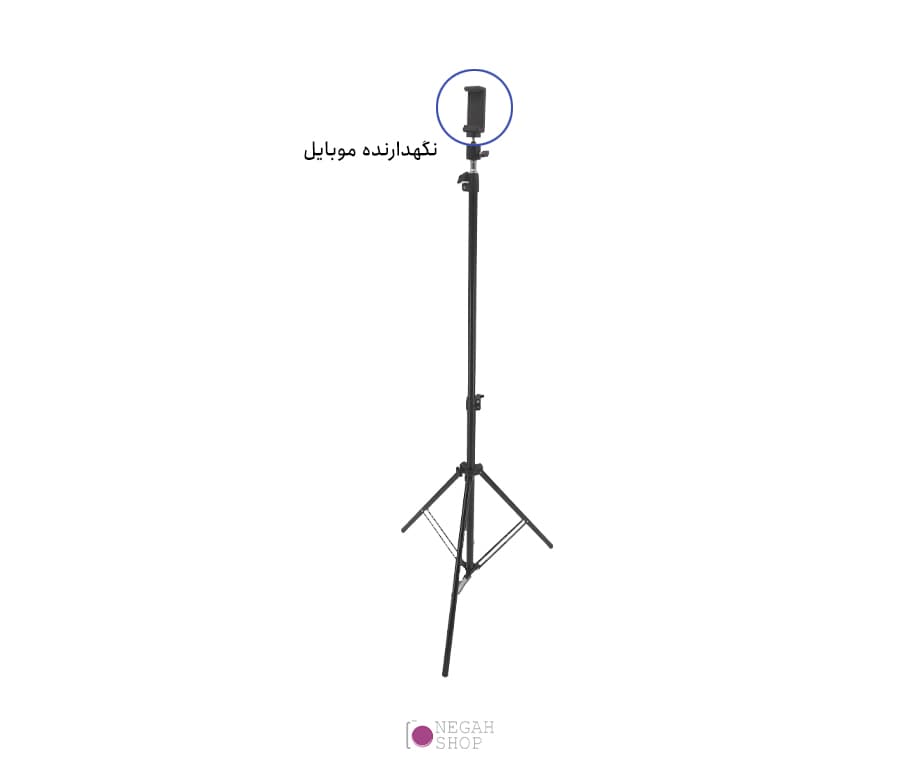 سه پایه گوشی Zomei M4 مناسب تولید محتوا با موبایل — تصویر ۵