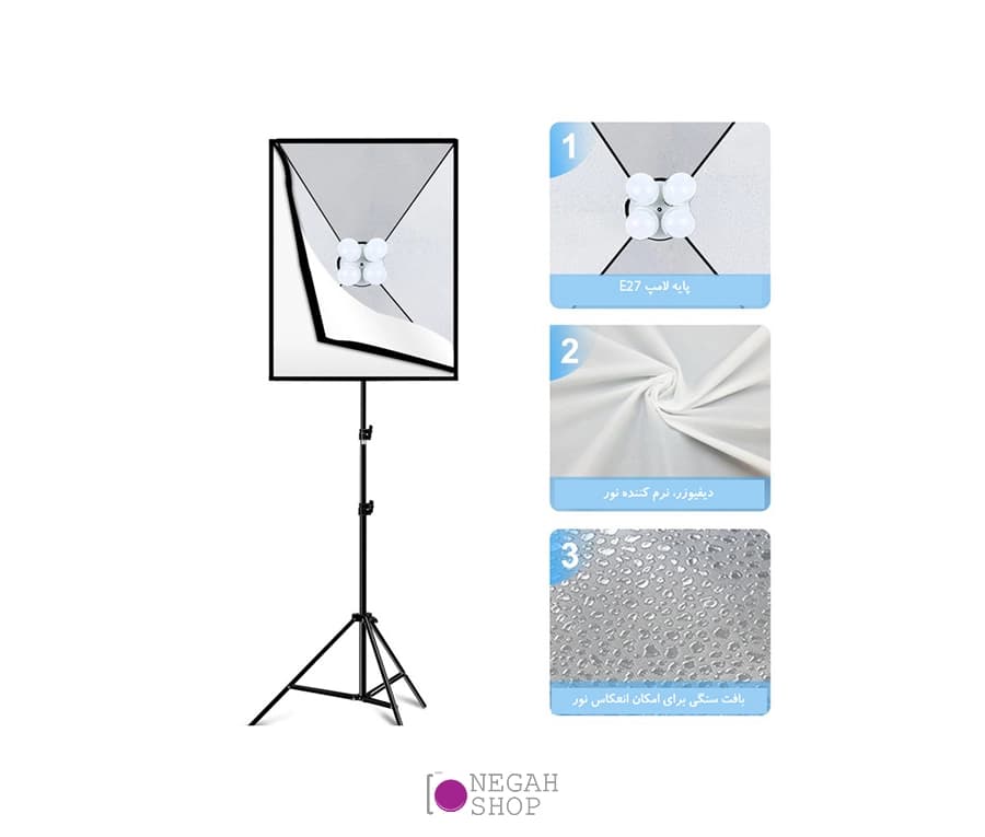 کیت نور پلوز Puluz PKT3134EU — تصویر ۵