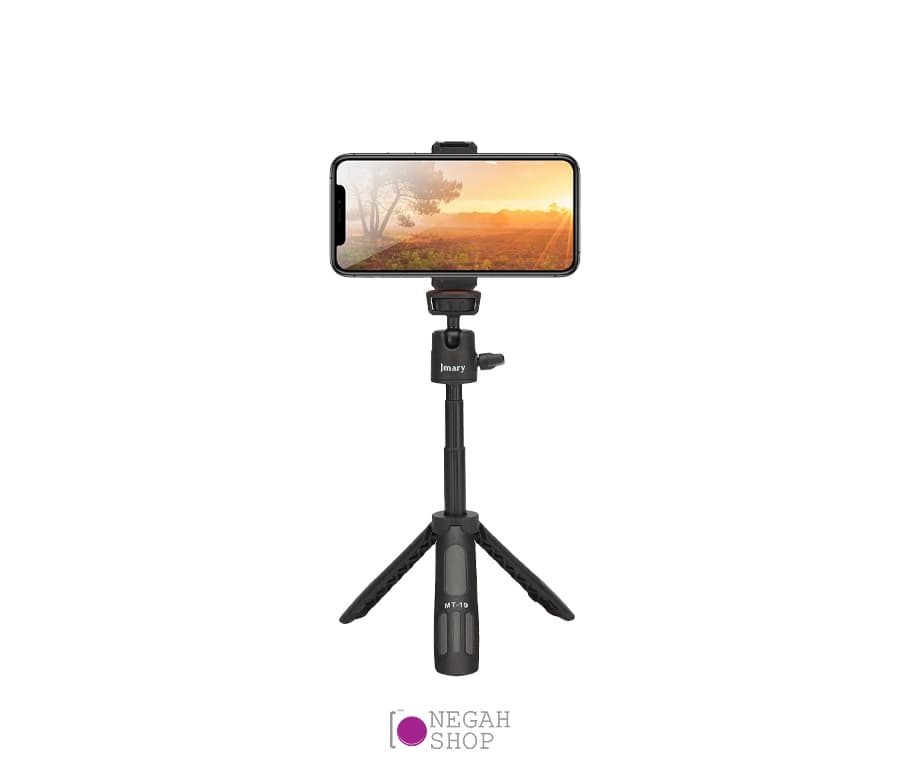 سه پایه رومیزی موبایل جیماری Jmary MT-19 با هولدر