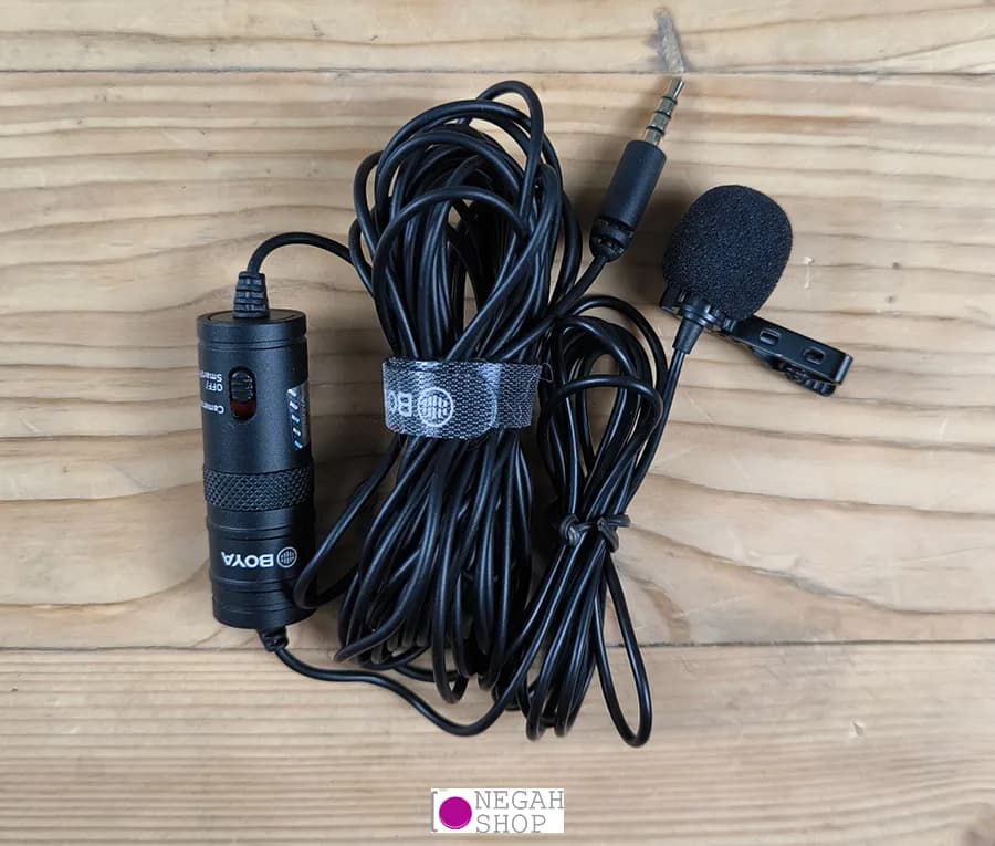 میکروفون یقه ای Boya BY-M1 دست دوم — تصویر ۳