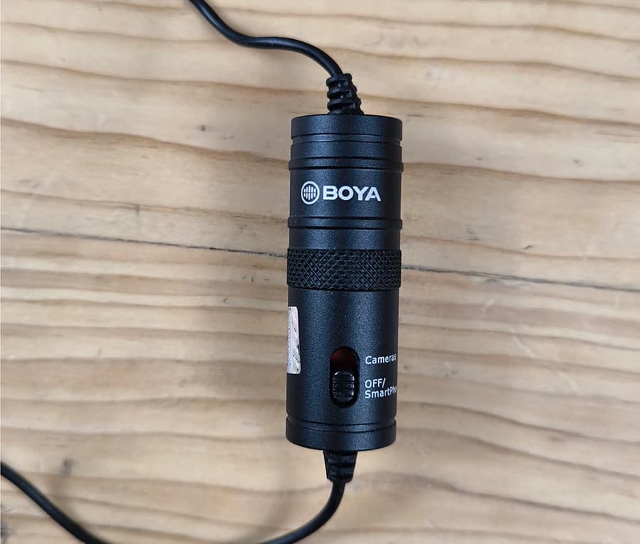 میکروفون یقه ای Boya BY-M1 دست دوم — تصویر ۵