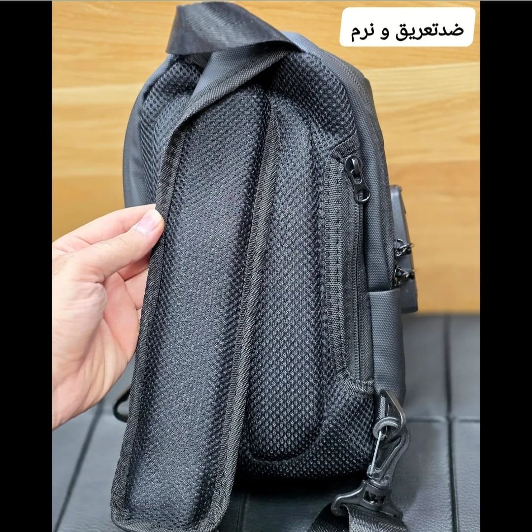 بادی بگ جادار قفل دار بنج BANGE ضد آب پارچه اسکین مردانه و زنانه — تصویر ۷