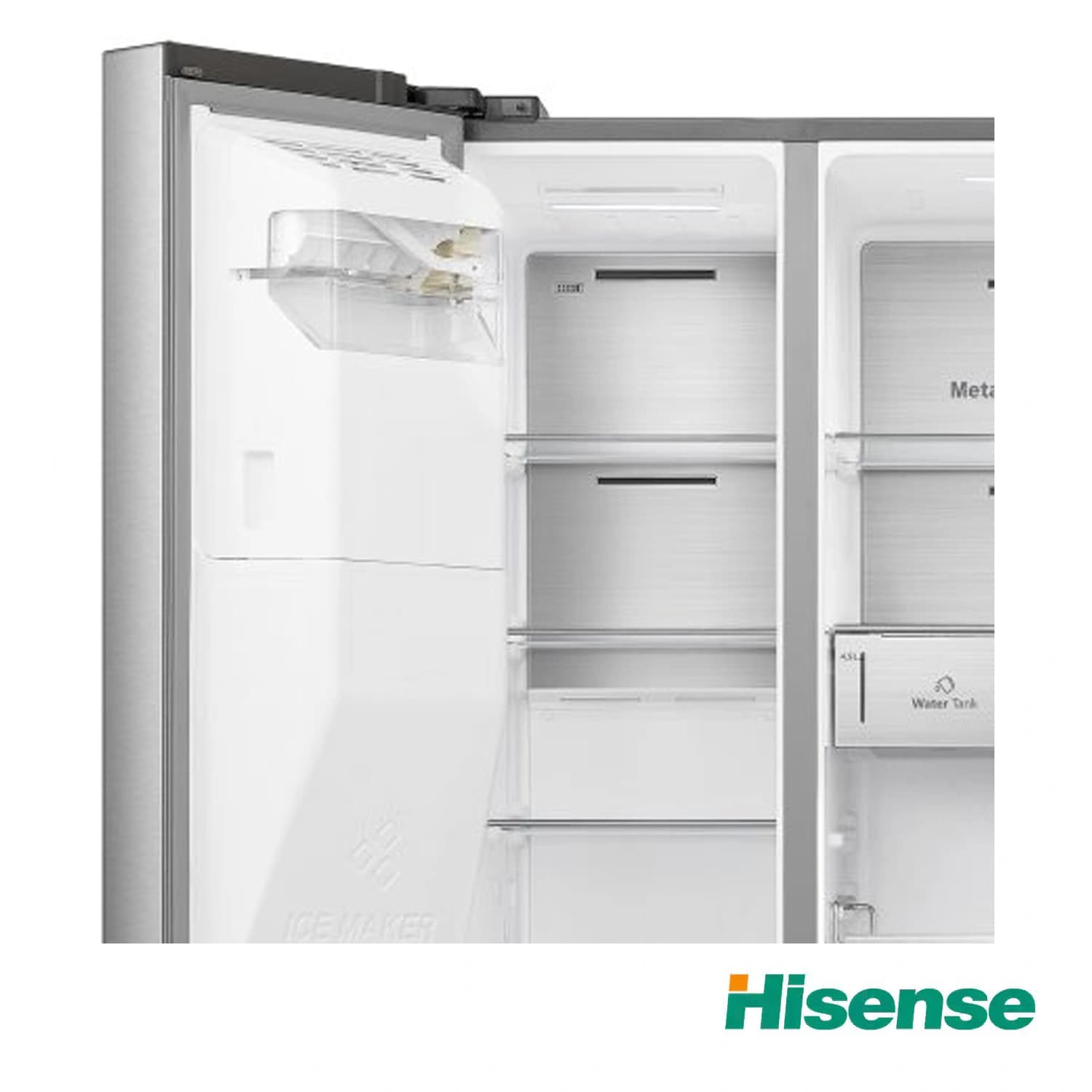 یخچال هایسنس ساید بای ساید 30 فوت مدل RS819N4ISU — تصویر ۳