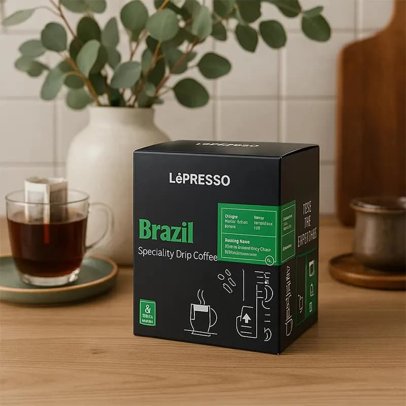 قهوه دمی لپرسو مدل LePRESSO LPCFFBRA مقدار 8 ساشه — تصویر ۳