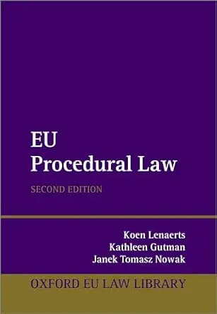 و دانلود نسخه کامل کتاب زبان اصلی EU Procedural Law (Oxford European Union Law Library) | دانلود کتاب خارجی