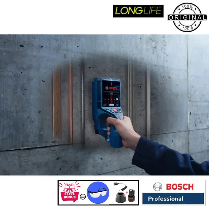 ردیاب بوش مدل فوق حرفه ای کد EXTRA D-TECT 200 C L-BOX — تصویر ۳