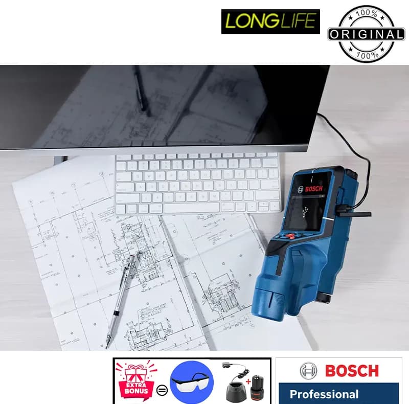 ردیاب چند کاره بوش مدل فوق حرفه ای کد D-tect 200 C Professional Extra BOX — تصویر ۶