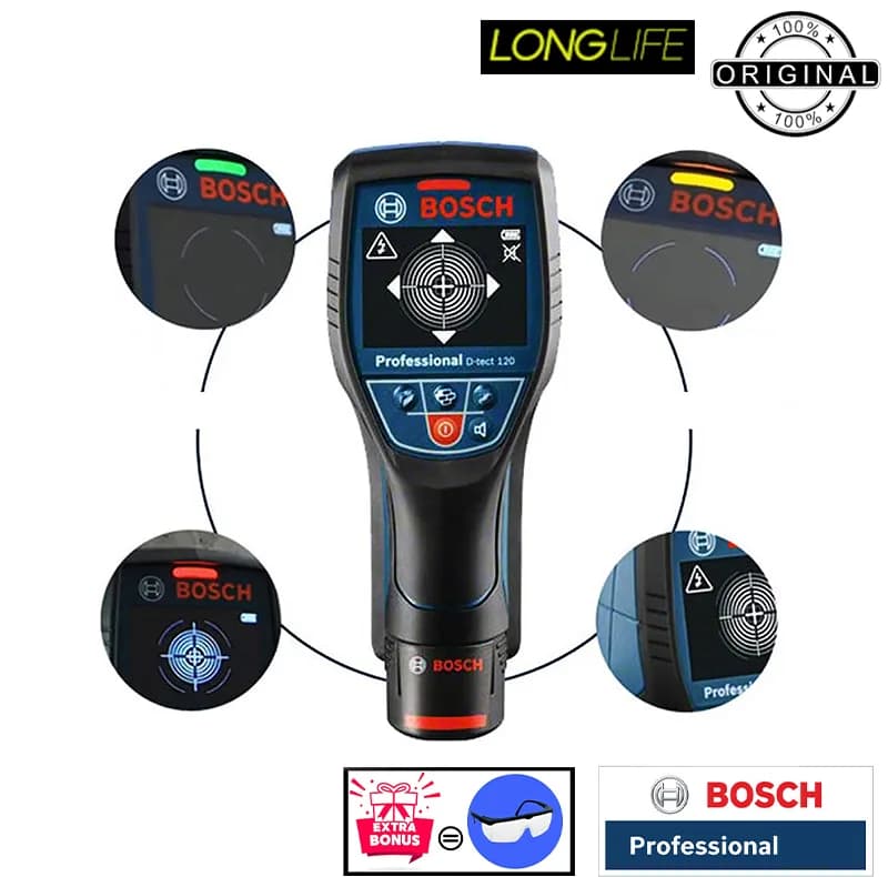 ردیاب بوش مدل D-TECT 120 Adanced Radar + Extra Glass — تصویر ۷