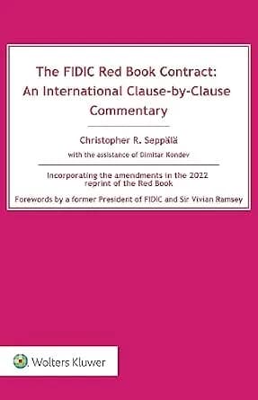 و دانلود نسخه کامل کتاب زبان اصلی The FIDIC Red Book Contract: An International Clause-by-Clause Commentary | دانلود کتاب خارجی