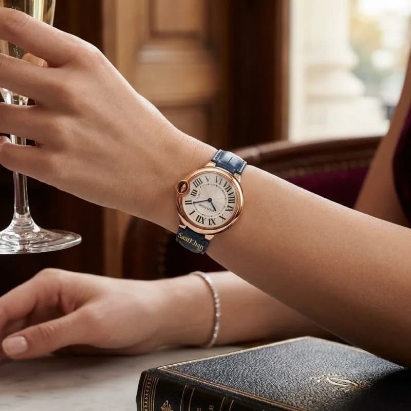 ساعت زنانه کارتیه بالن بلو کوارتز CARTIER BALLON BLEU CL085 — تصویر ۲