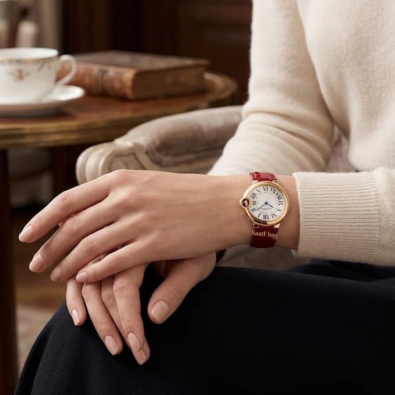 ساعت زنانه کارتیه بالن بلو کوارتز CARTIER BALLON BLEU CL084 — تصویر ۲