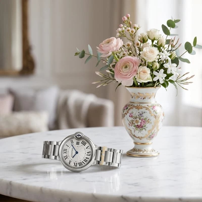 ساعت زنانه کارتیه بالن بلو کوارتز CARTIER BALLON BLEU CL083 — تصویر ۳