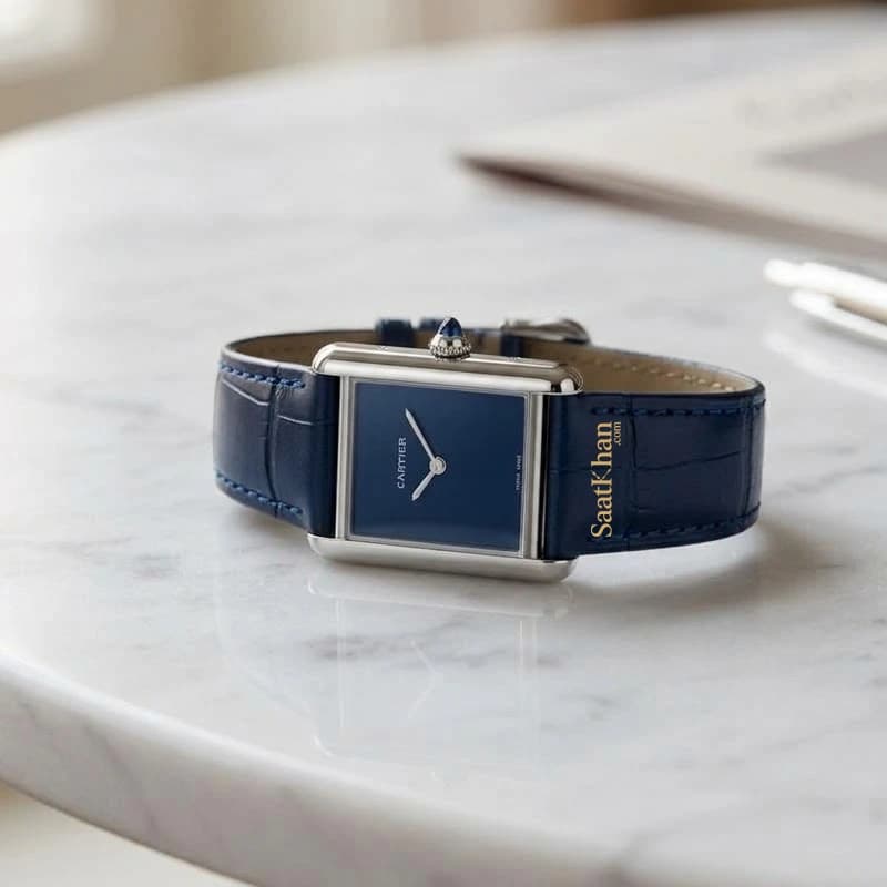 ساعت زنانه کارتیه تانک سولو کوارتز CARTIER TANK SOLO CL082 — تصویر ۳