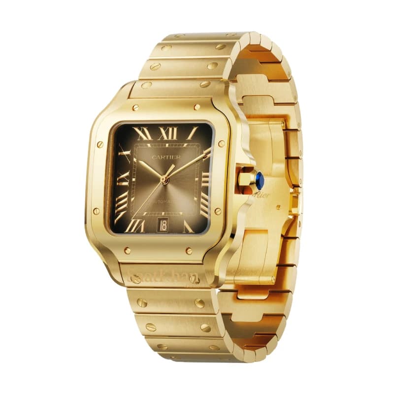 ساعت مردانه کارتیه سانتوس اتوماتیک CARTIER SANTOS CM032 — تصویر ۲