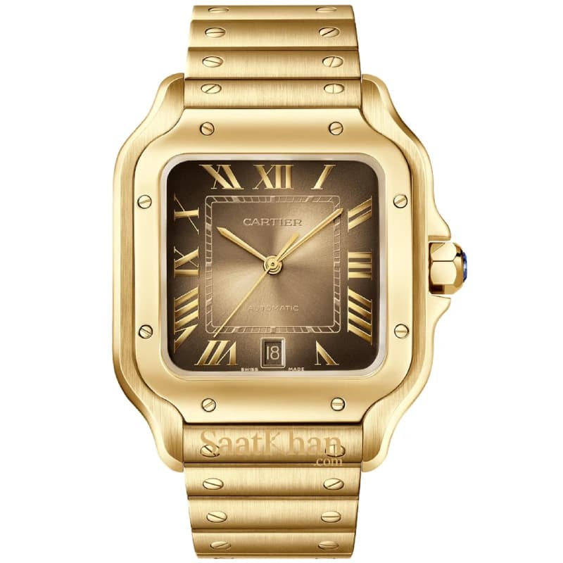 ساعت مردانه کارتیه سانتوس اتوماتیک CARTIER SANTOS CM032