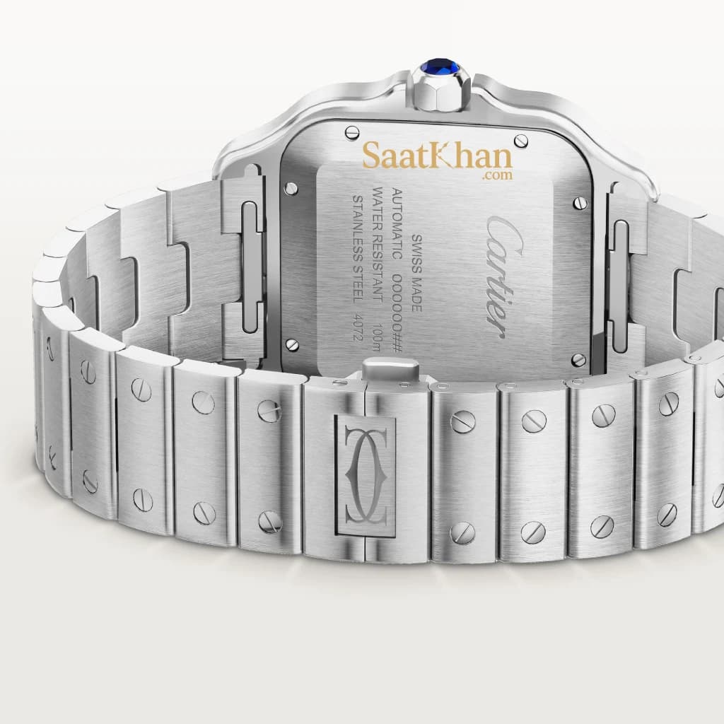 ساعت مردانه کارتیه سانتوس کوارتز Cartier Santos CM028 — تصویر ۳