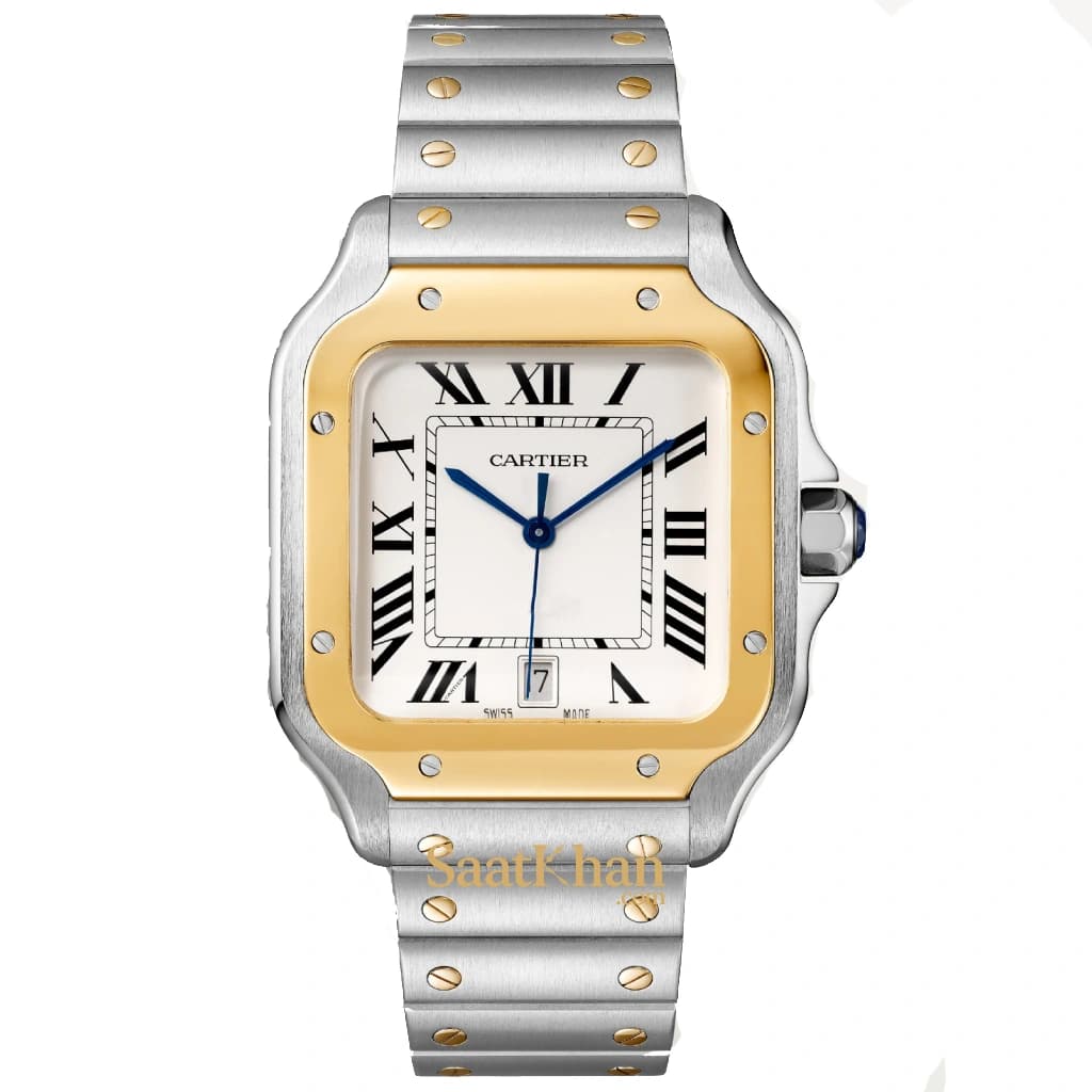 ساعت مردانه کارتیه سانتوس کوارتز Cartier Santos CM027