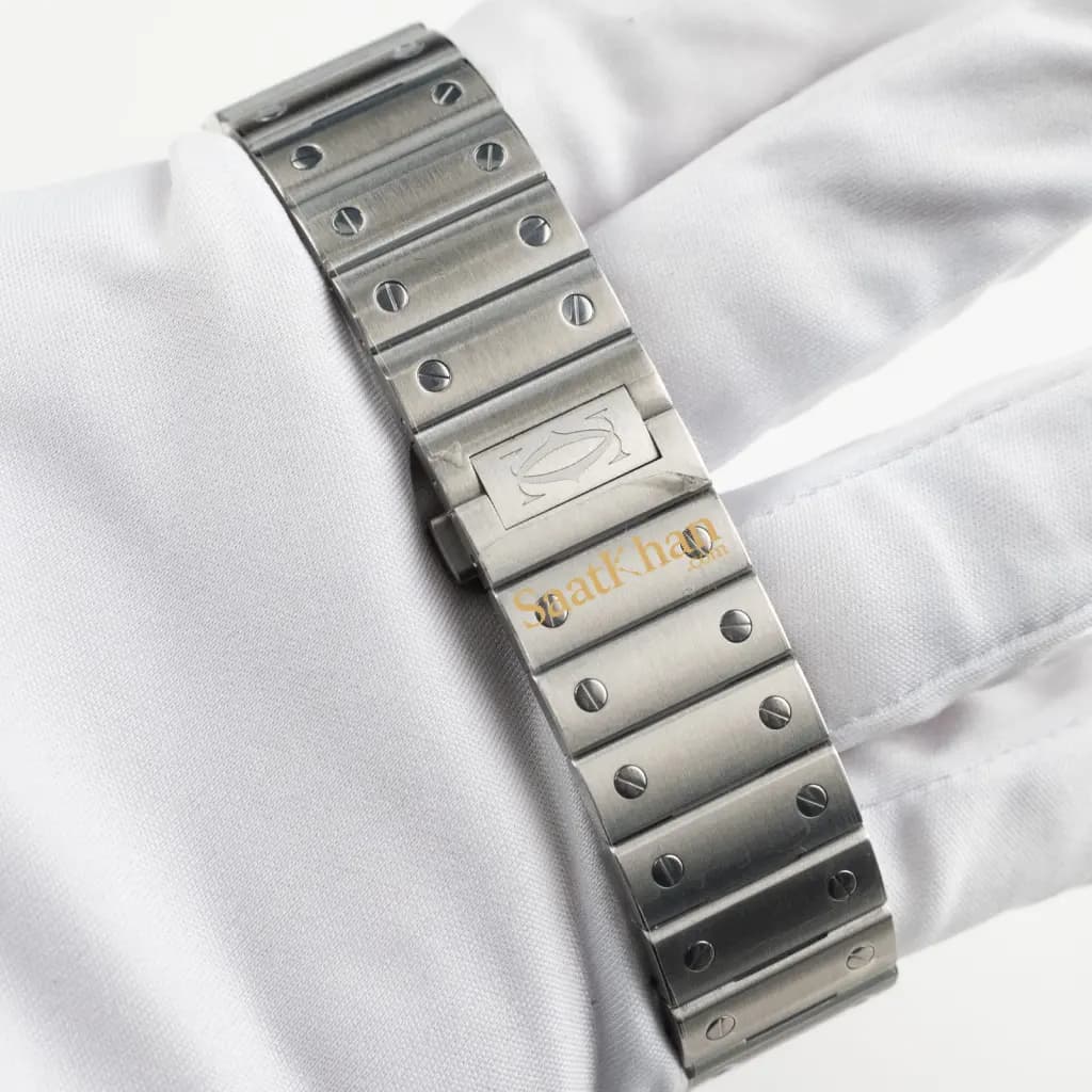 ساعت مردانه کارتیه سانتوس کوارتز Cartier Santos CM024 — تصویر ۳
