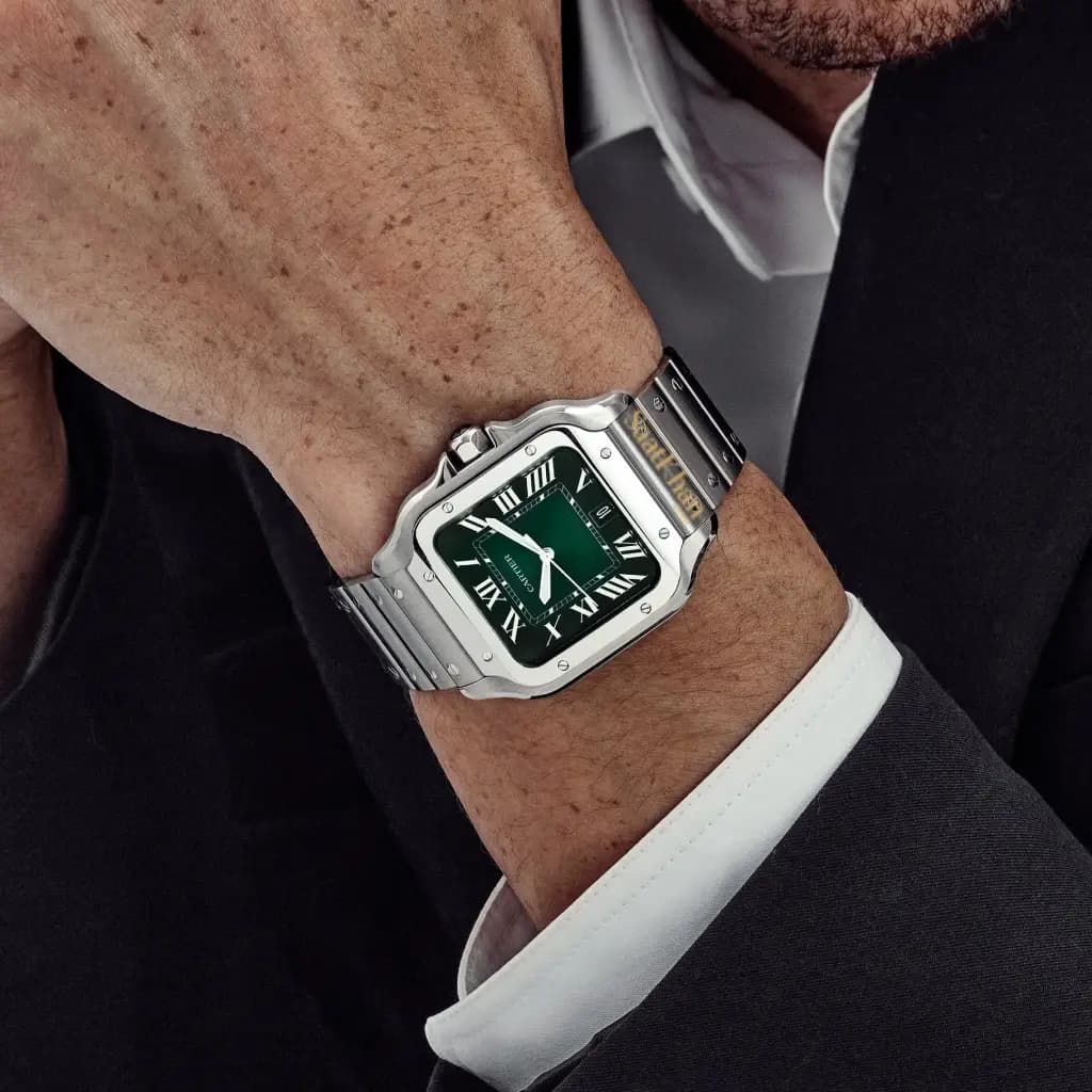 ساعت مردانه کارتیه سانتوس کوارتز Cartier Santos CM024 — تصویر ۲