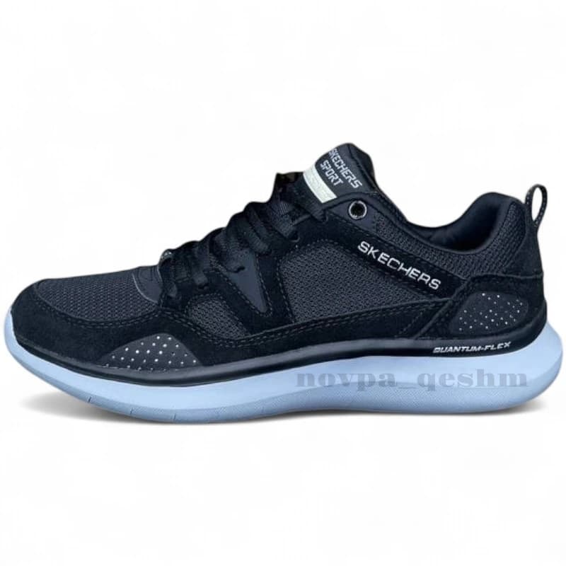 کتونی اسکیچرز کوانتوم فلکس Skechers Quantum Flex طوسی،مشکی — تصویر ۳