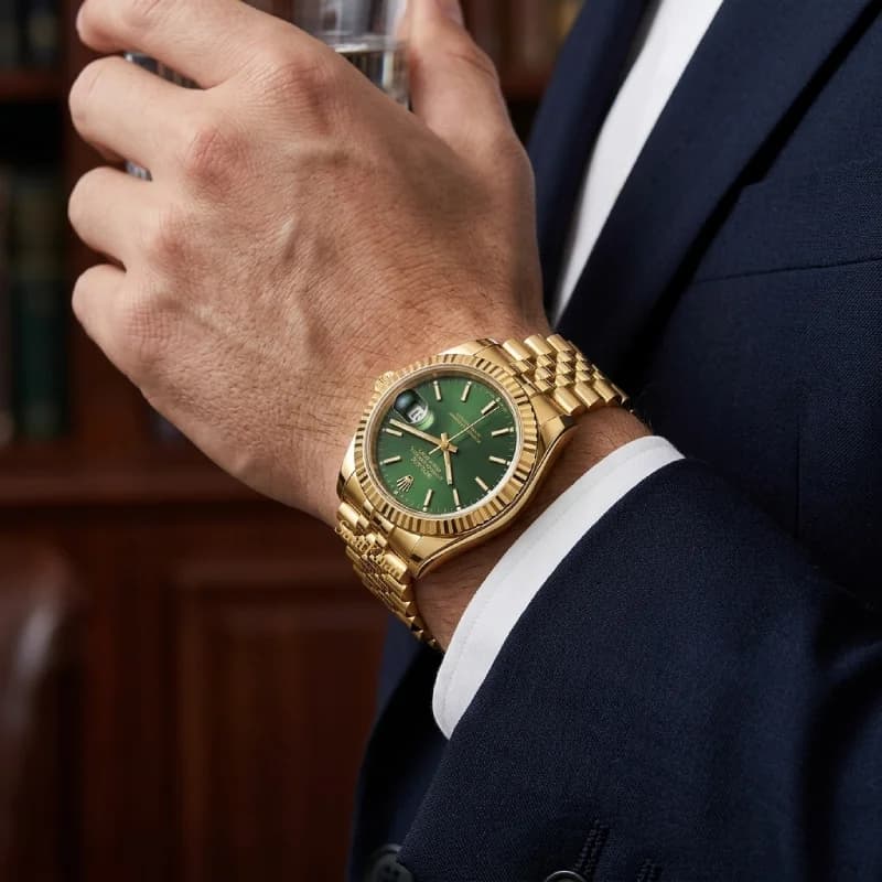 ساعت مردانه رولکس دیت جاست کوارتز ROLEX DATEJUST RM129 — تصویر ۲