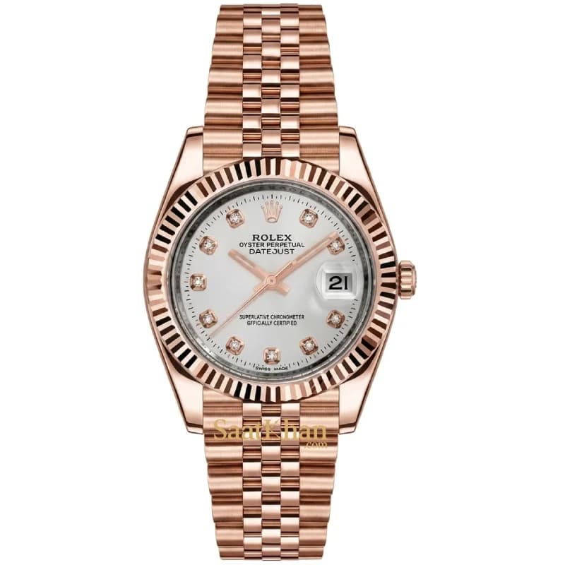 ساعت مردانه رولکس دیت جاست کوارتز ROLEX DATEJUST RM125