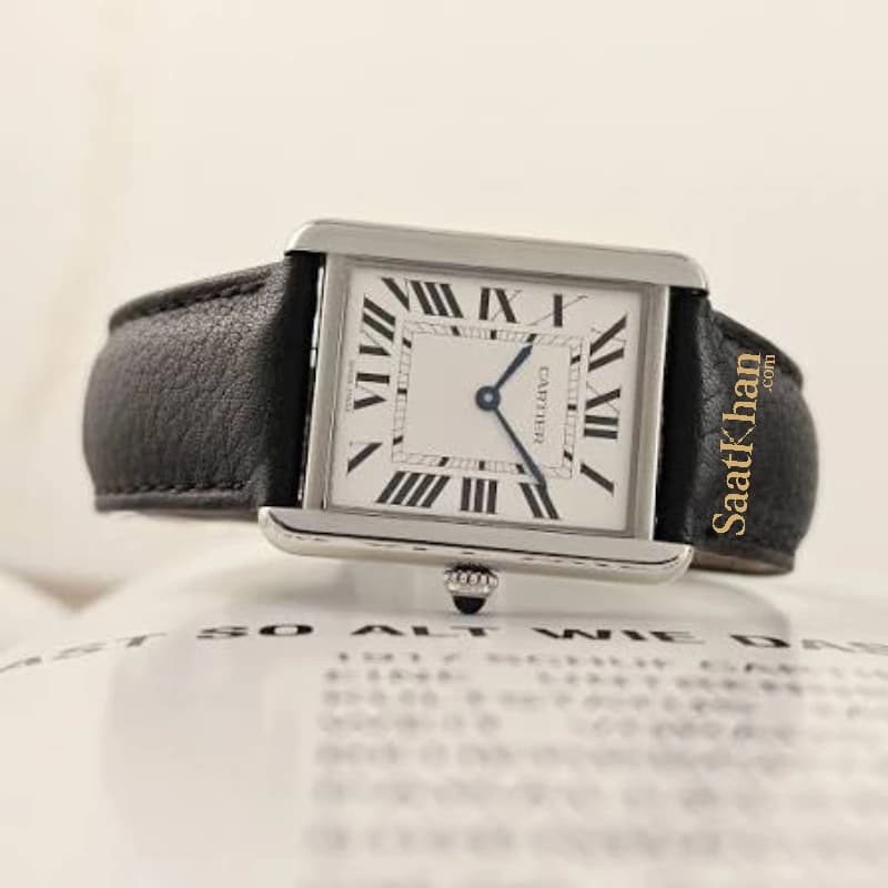 ساعت مردانه کارتیه تانک کوارتز Cartier TANK CM023 — تصویر ۳