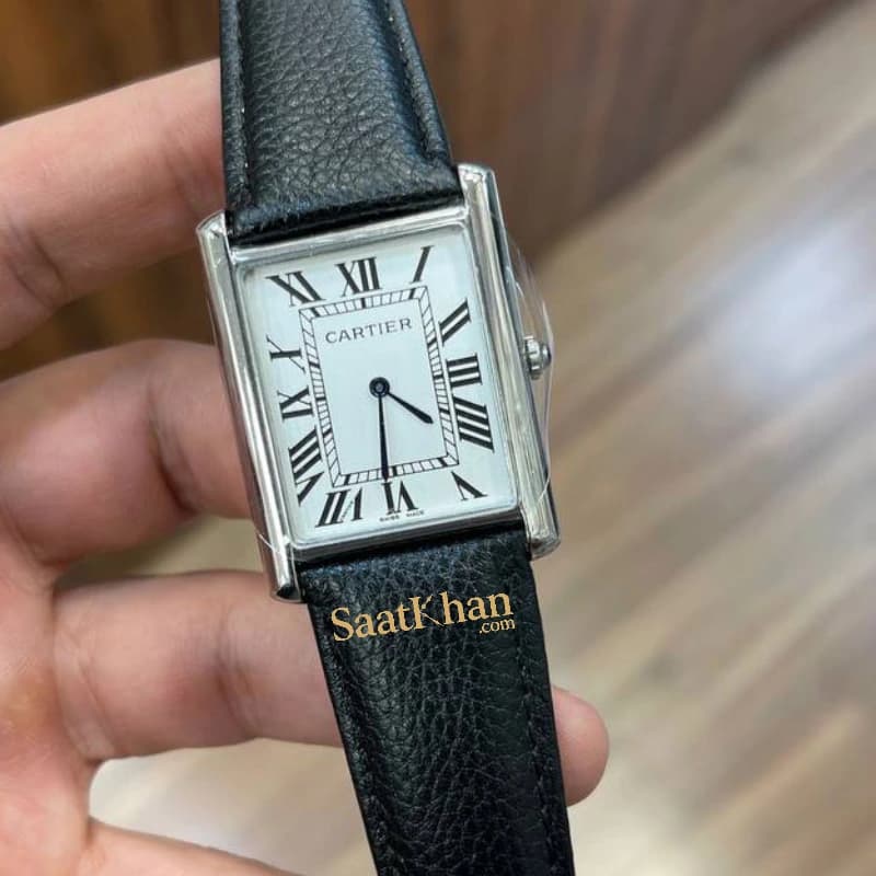 ساعت مردانه کارتیه تانک کوارتز Cartier TANK CM023 — تصویر ۲