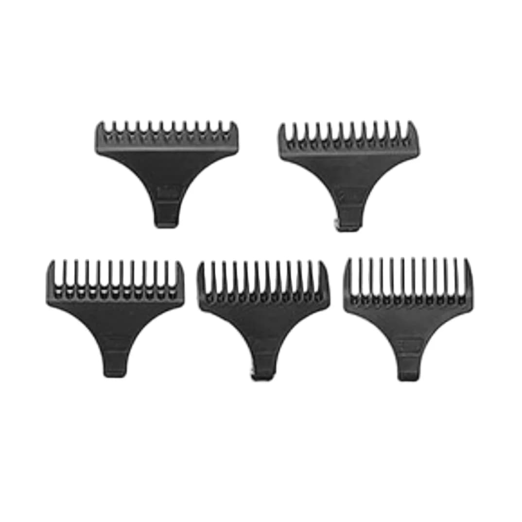 شانه ماشین اصلاح وال مدل دیتیلر (5عددی) (مطابق تصویر) شانه ریش تراش وال دیتیلر شانه وال دیتیلر