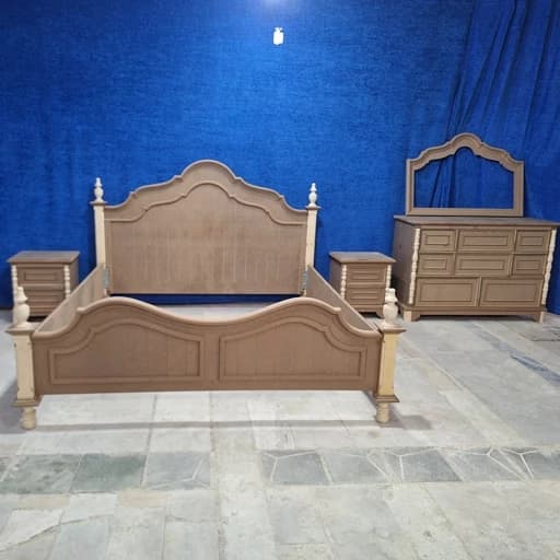 سرویس خواب دونفره کلاسیک مبلمان فرنا مدل 1144945