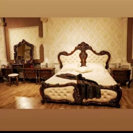 تخت خواب دونفره مبلمان فرنا مدل 1144913