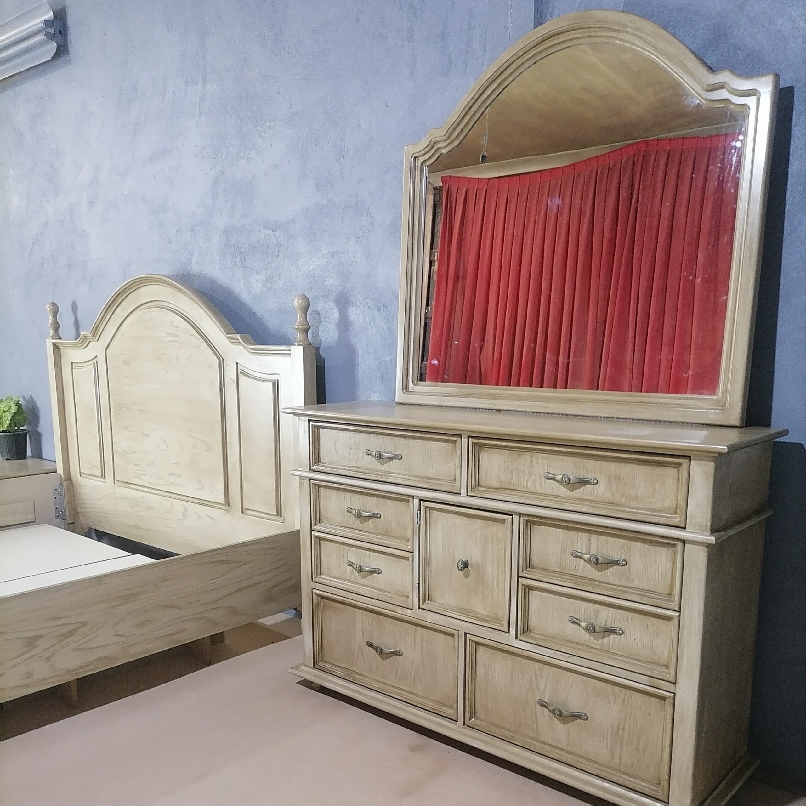 سرویس خواب دونفره جدید چوبی مبلمان فرنا مدل 1144912 — تصویر ۳