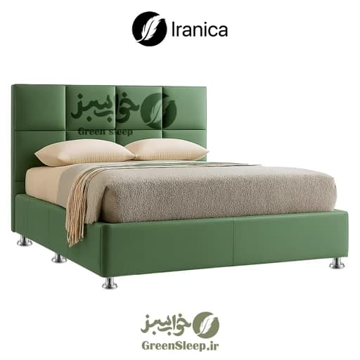 تخت خواب باکس هتلی مدل ایرانیکا یک نفره 120 در 2 مبلمان فرنا مدل 1144886
