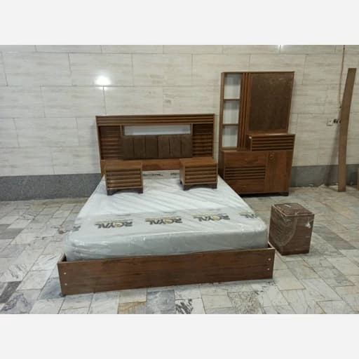 تخت خواب 2نفره تک نفره مبلمان فرنا مدل 1144860