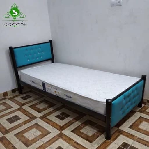 تخت خواب یک نفره مدل لمسه مبلمان فرنا مدل 1144832