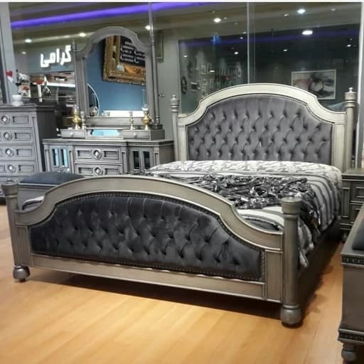تخت دو نفره مدل مروارید مبلمان فرنا مدل 1144808