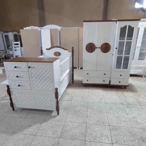 کمد بچه و کمد کودک و سرویس خواب نوزاد و نوجوان مدل رویال با تنوع رنگ مبلمان فرنا مدل 1144807