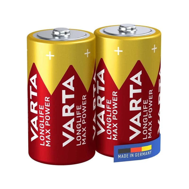 باتری C وارتا مدل Longlife Max Power بسته 2 عددی — تصویر ۲