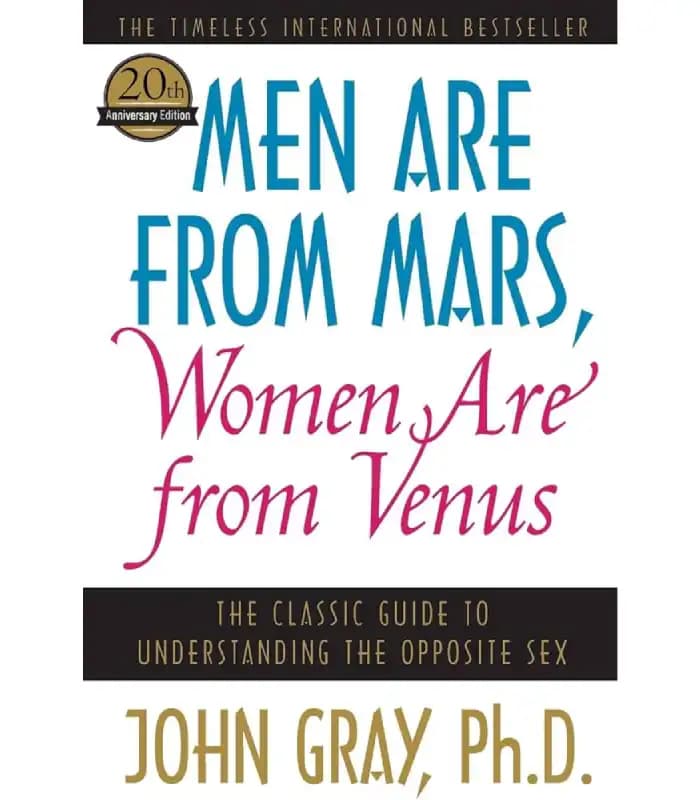 کتاب Men Are from Mars, Women Are from Venus (مردان مریخی، زنان ونوسی) اثر John Gray | نسخه انگلیسی PDF