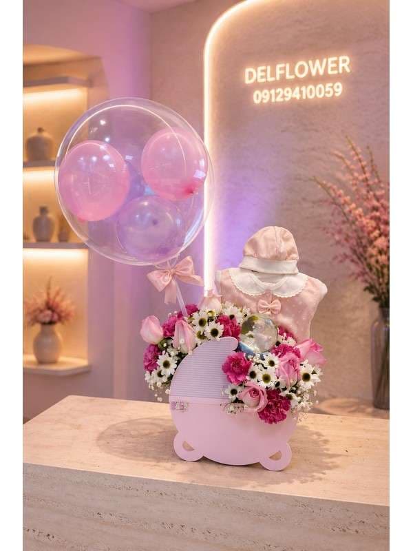 دسته گل نوزاد 8280EB