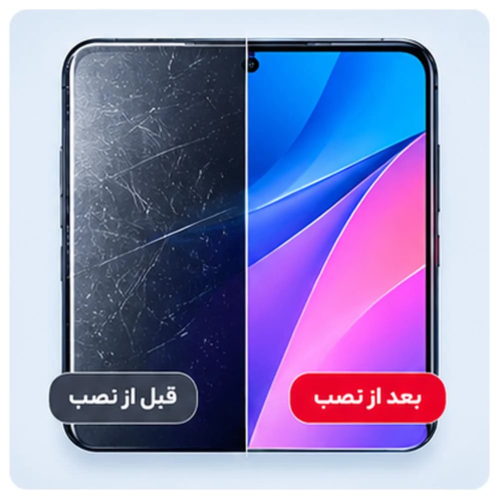 گلس نشکن نانو نوکیا Nokia 8 V 5G UW | محافظ صفحه 9H Anti Shock — تصویر ۶
