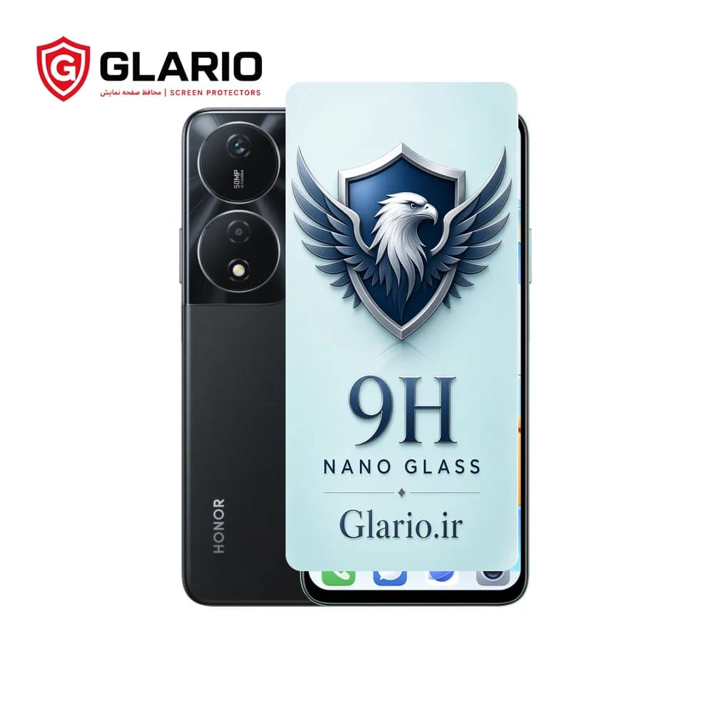 گلس نشکن نانو آنر Honor X7b 5G (50 MP) | محافظ صفحه 9H Anti Shock